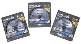 58357 Hercules Lot Of 3 7 1/4 48t Metal Cutting Saw Blade