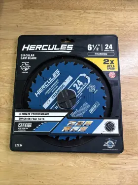 Ha25-b6 Hercules 62834 6-1/2 Inch 24t Framing Circular Saw Blade Carbide Teeth New