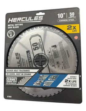 Ha25-b1041 Hercules 10 In 50t Steel Cutting Circular Saw Blade 57981 New