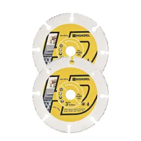 Hc511003111002 Highdril 3 Inch Circular Saw Blade - 2pcs Carbide Wood Cutting Disc With Arbo
