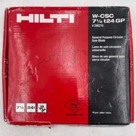 290210 Hilti New General Purpose Circular Saw Blade 7 1/4 T24 Gp 10 Pcs