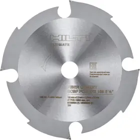 Hilti 313017719774 6-1/2 Inch X 4-tooth Polycrystalline Diamond Pcd Tipped Fiber Cement Cutting Ci