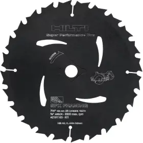 15-pie Hilti 313035188101 Spx 7-1/4 Inch 24-teeth Per Carbide Tipped Framing Circular Saw Blade