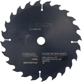 Hilti 445045495450 Spx 6-1/2 Inch 24 Carbide-teeth Wood Framing Circular Saw Blade 5-pack