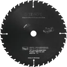 Hilti 445052228218 7-1/4 Inch 40 Teeth Circular Saw Spx Finishing Blade 5