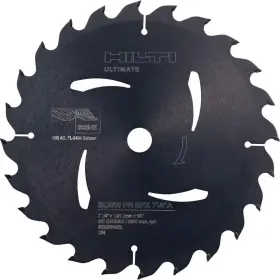 Hilti 726084687790 7-1/4 Inch 24-teeth Carbide Tipped Spx Circular Saw Blade For Wood Framing 5-pie