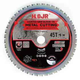 Fmb53t3001l Hojr 7 Inch 45-tooth 20mm Arbor Circular Saw Blade Mild Steel And Stainless