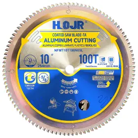 Hojr Nfm10t100n05l Aluminum Cutting Circular Saw Blade Thin Laminate Melamine Plastic