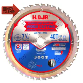 W72t4015l Hojr Circular Saw Blade Woodworking Ta Series 7-1/4 Inch 40-tooth Arbor 5/8 For Finis