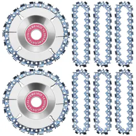 Honoson 726084076228 5/8 Inch Wood Carving Chain Disc 4 22 Teeth Saw Blade Wit
