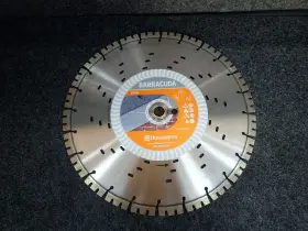 582835401 Husqvarna Barracuda Silver 14 Inch Diamond Masonry Multi Purpose Blade