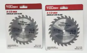 Au30011k Hyper Tough 2pk Wood Plastic Laminate Cutting 4.5 Inch Carbide Tipped 24t Circular Saw Blade