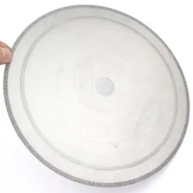 Ilovetool 689749739343 10 Inch 250mm Notched Rim 1.6mm Diamond Lapidary Rock Slab Saw Blade Arbor H