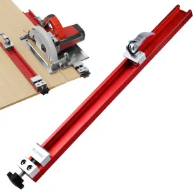 Imeantop B0fclmv1n7 Circular Saw Guide Rail Fits 12 Base Aluminum Adjustable Cutting