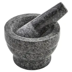 Mexi-2027 Imusa Usa Small Polished Mortar And Pestle 3.75 Inch Granite