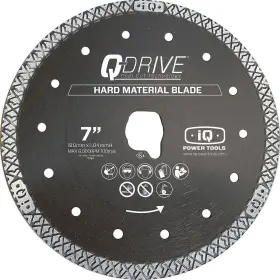 Iq228cyclone Iq Power Tools 724373421339 7inch Q-drive Hard Material Blade