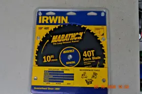 Irwin 14133 New Marathon 10 Inch 40t Circular Saw Blade Decks/general Purpose