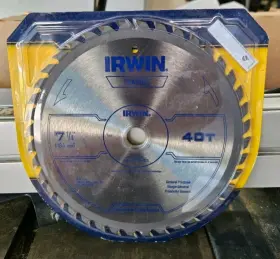 1826233 Irwin Classic 7-1/4 Inch X 40-tooth General Purpose Circular Saw Blade