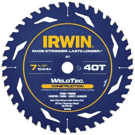 1934299 Irwin Trim/finish 7 1/4 In 40t Saw Blade