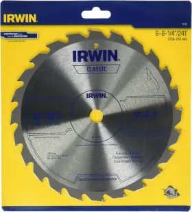 15150 Irwin Tools Classic Series Carbide Table/miter Circular Saw Blade 8 1/4-inch 2