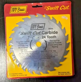 36104 Ivy Classic 7-1/4 Inch 24t Thin Kerf Swift Cut Plus Blade By