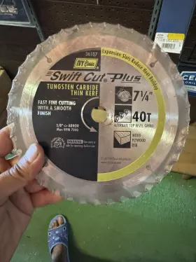 36107 Ivy Classic 7-1/4 Inch 40t Swift Cut Plus Blade For Circular Saws
