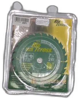 Ivy Classic 738226360300 36030 Ripcross 7-1/4-inch 24 Tooth Decking Carbide Circular Saw
