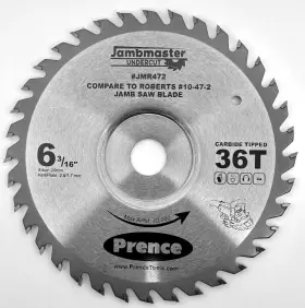 10-47-2 Jambmaster Jmr472 Jam Saw 6 3/16 Inch D - 36t Undercut Replacement Blade Compare Roberts