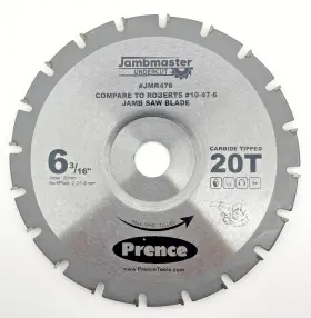10-47-6 Jambmaster Jmr476 Jam Saw 6 3/16 Inch D - 20t Undercut Replacement Blade Compare Roberts