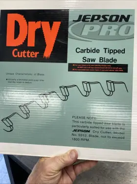 1404018-12x80t Jepson Pro Carbide Tipped Saw Blade For Dry Cutter