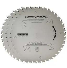 Kt18404001y Keentech 7-1/4 Inch Woodworking Circular Saw Blade 40t 3-pack Non-stick Coating Tung