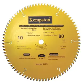 Kempston Corporation 687461995702 99570 10-inch By 80 Tooth Professional Thin Kerf Laminate Floor/mela