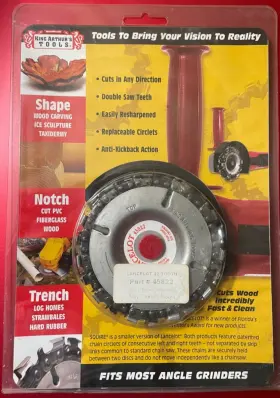 King Arthur S Tools 730205458220 New Arthurs Original And Patented Lancelot 14 Tooth Carving Disc - 4 Inch