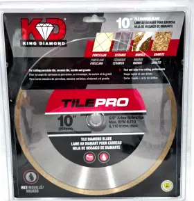 C10s7 King Diamond 10 Inch Tile Circular Saw Blade