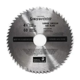 Kinswood 826656004939 Circular Saw Blade Metal Cutting Finish Cut Thin Kerf For Dewalt M