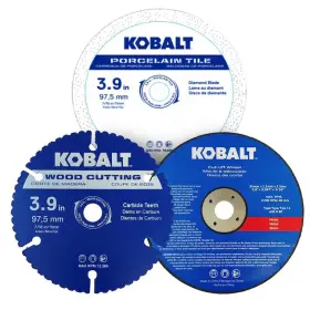 1102884 Kobalt 4-in Rough Finish High-speed Steel Circular Saw Blade Set 3-pack #08139