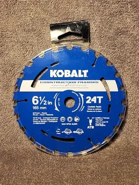 Kobalt-6-1 Kobalt Kobalt-6-1/2 6-1/2 24t Framing Circular Saw Blade New