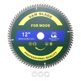 Klf240205zz000370 Kozelo Circular Saw Blade - 12 Inch X 80 Teeth 1 Arbor Tungsten Carbide Tip