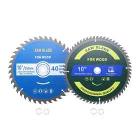 Klf240205zz000423 Kozelo 2pcs Circular Saw Blade Set - 10 Inch X 40/60 Teeth 5/8 Arbor Tungst