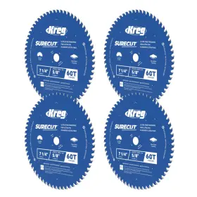 B0frwmkj3h Kreg Surecut 7 1/4 Ultra Fine Finishing 60-tooth Saw Blade -
