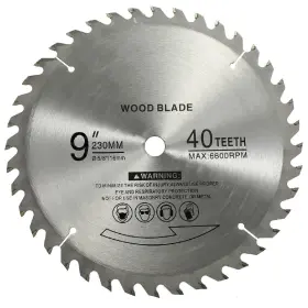 Kuangbbbtools 757277496882 9 Inch 40 Teeth Carbide Tip Wood Cutting Circular Saw Blade Table S
