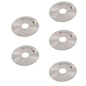 Ldexin 756171214141 5pcs 72 Teeth Hss Slitting Saw Arbor Hole Round Slotting Cutting Wheel Disc J