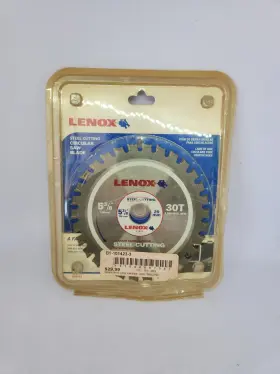 1809127 Lenox 21876 5 3/8 Inch 30t 20 Mm Steel Cutting Circular Saw Blade New