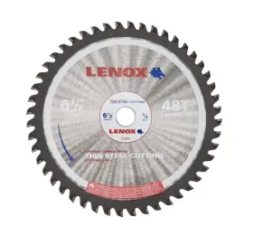 21877ts612048ct Lenox 6-1/2 Inch 48tpi Metal Cutting Circular Saw Blade