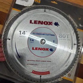 21892 Lenox 14 Inch 80 Teeth Aluminum Cutting Blade
