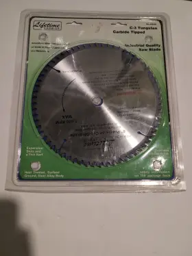 46256 Lifetime Carbide 8 Inch Saw Blade - Industrial Tipped / Brand New