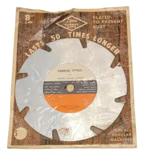 C-800 Lifetime C800 Vintage Carbide Saws 8 Inch Tooth Tipped Saw Blades