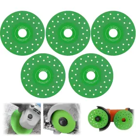 Csb5p Ljcoow Diamond Chamfered Saw Blades 5 Pcs 4 Inch Glass Cutting Disc Rock Slab Flat