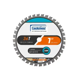 Luckyway 719209435284 7 Inch 36 Teeth With 5/8 Arbor Multi-purpose Tct Circular Saw Blade For