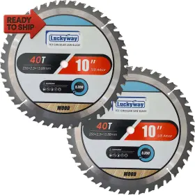 Luckyway 744759632364 10 Inch Miter/table Saw Blades 40t General-purpose With 5/8 Arbor